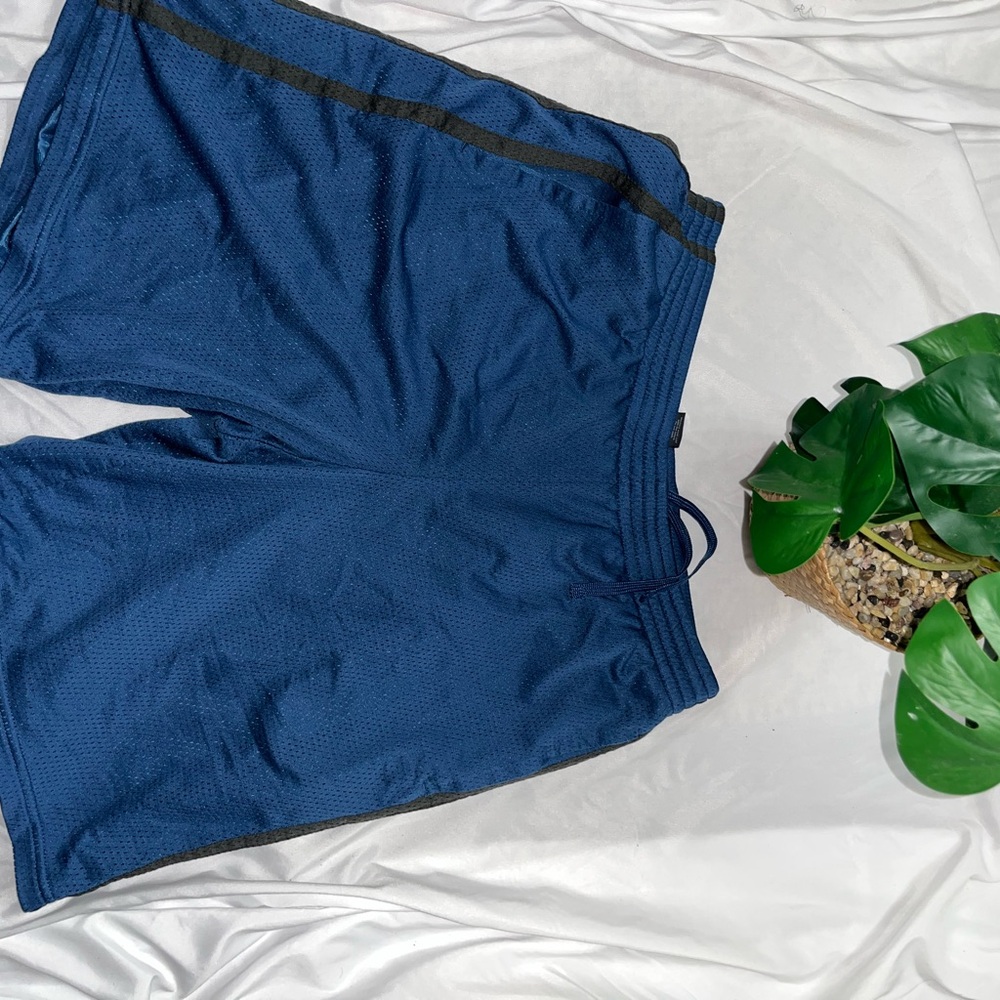 Men's Navy Blue Athletic Shorts